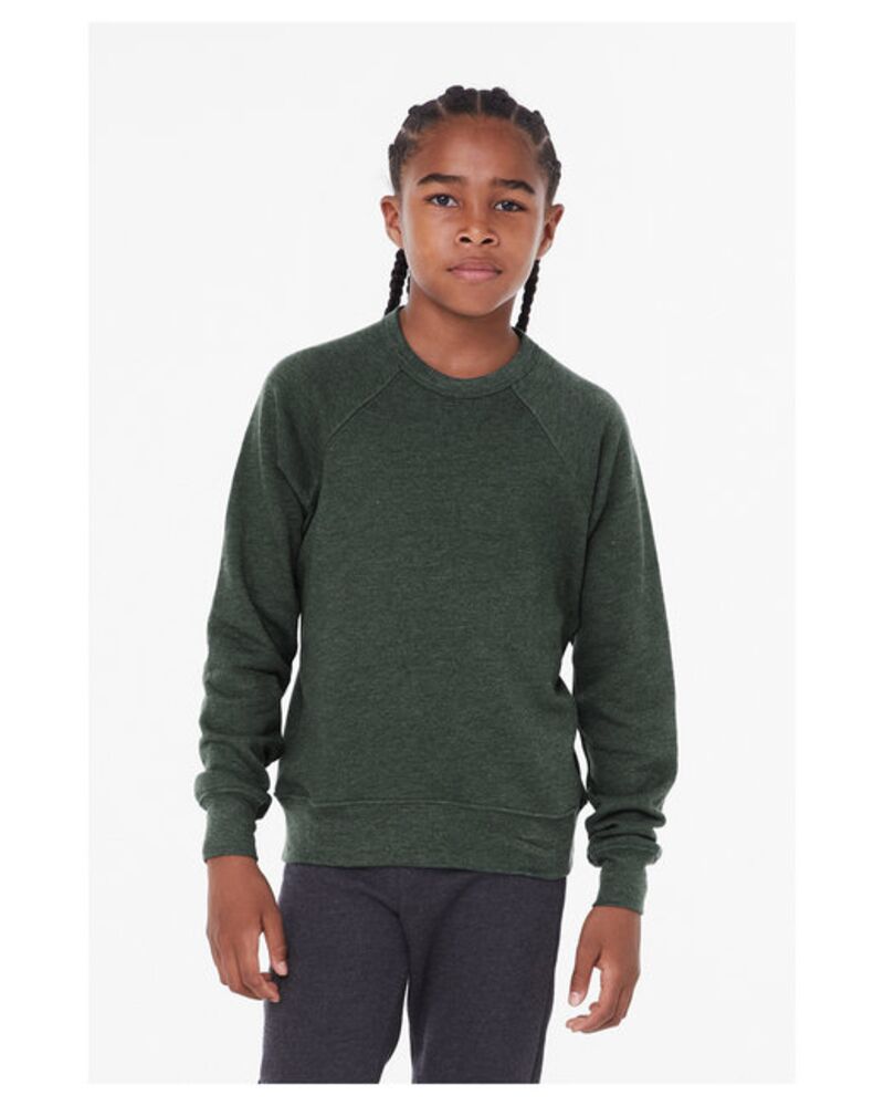 Youth Sponge Fleece Raglan Sweatshirt Thumbnail