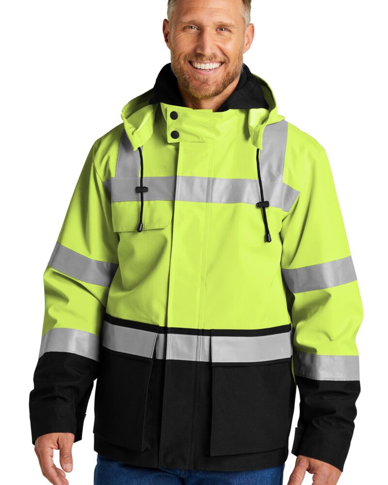 Ansi 107 Class 3 Waterproof Ripstop 3 In 1 Parka Thumbnail