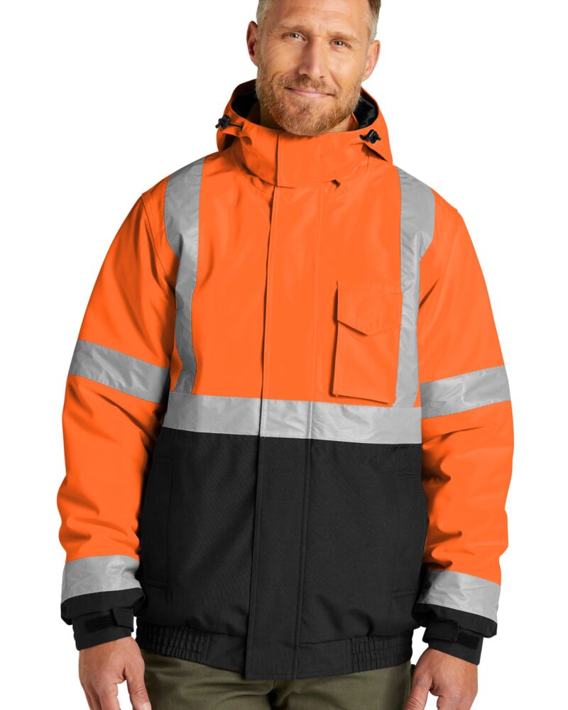 Ansi 107 Class 3 Economy Waterproof Insulated Bomber Jacket Thumbnail