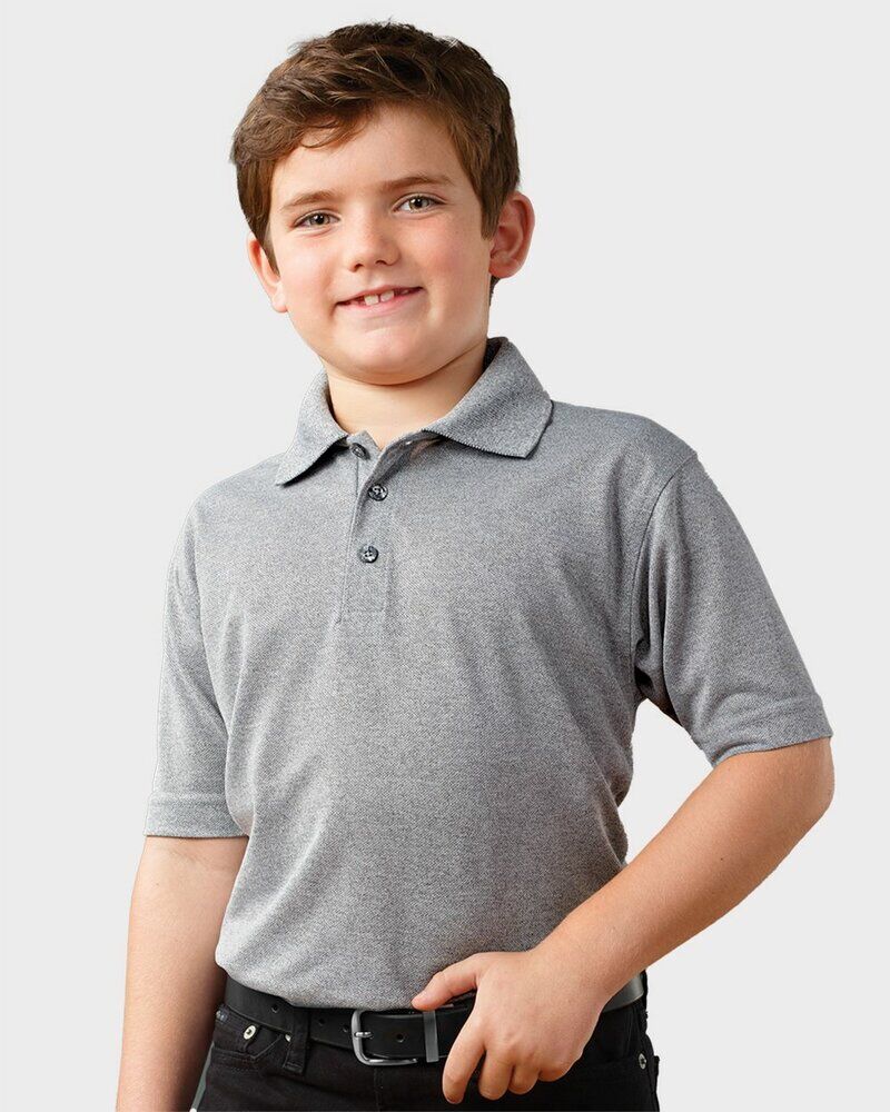 Youth Saratoga Performance Mini Mesh Polo Thumbnail