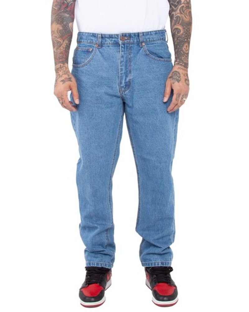 Men's Raw Denim Straight-Leg Jean Pant Thumbnail