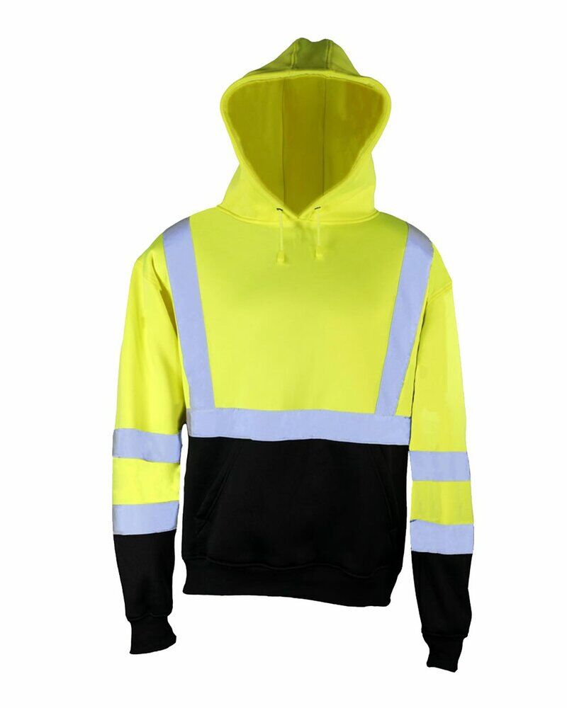 Unisex Hi-Vis Hooded Sweatshirt Thumbnail