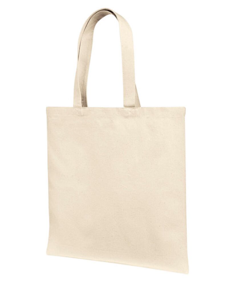 Cotton Canvas Tote Bag With Self Fabric Handles Thumbnail