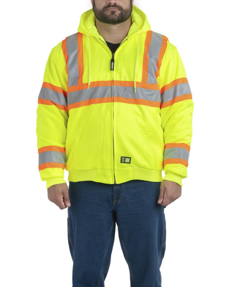 Men's Hi-Vis Class 3 Hooded Active Jacket Thumbnail
