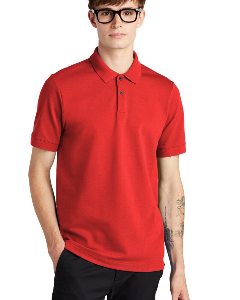 Stretch Heavyweight Pique Polo Thumbnail