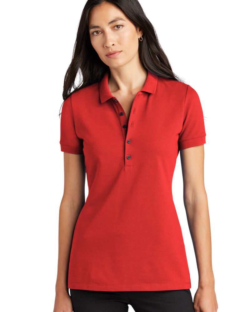 Women's Stretch Heavyweight Pique Polo Thumbnail