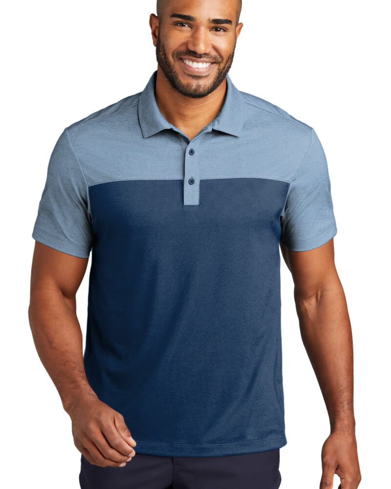 Fine Pique Blend Blocked Polo Thumbnail