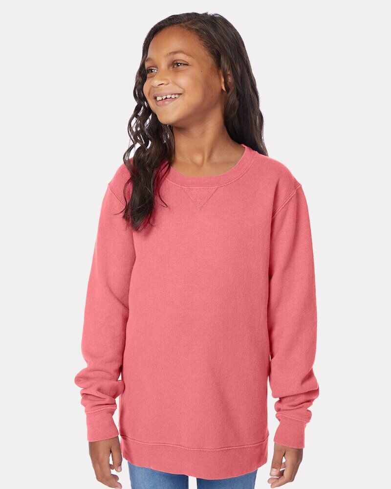 Youth Garment-Dyed Crewneck Sweatshirt Thumbnail
