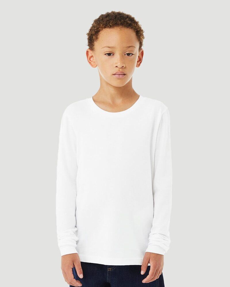 Youth Heather CVC Long Sleeve Tee Thumbnail