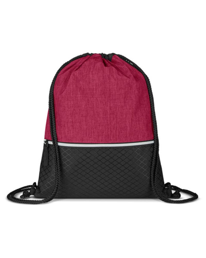 Crosshatch Heather Drawstring Backpack Thumbnail