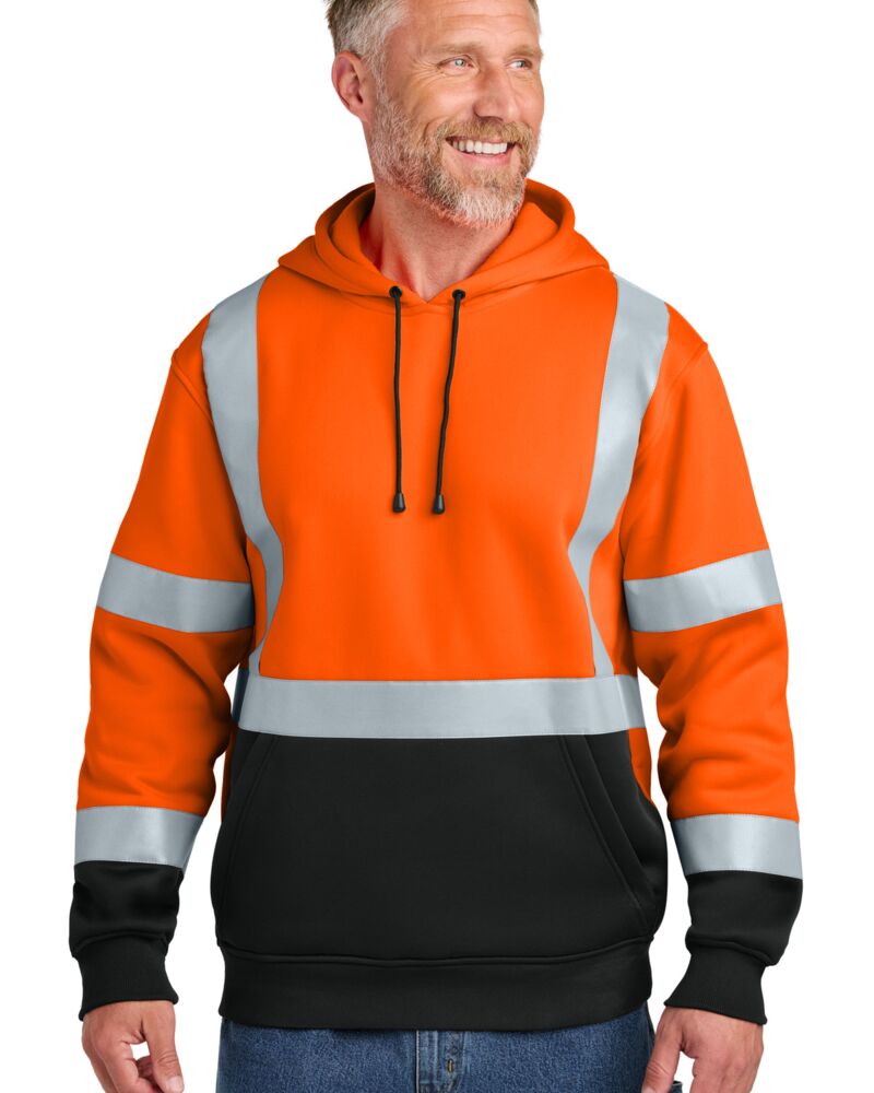 Ansi 107 Class 3 Heavy Duty Fleece Pullover Hoodie Thumbnail