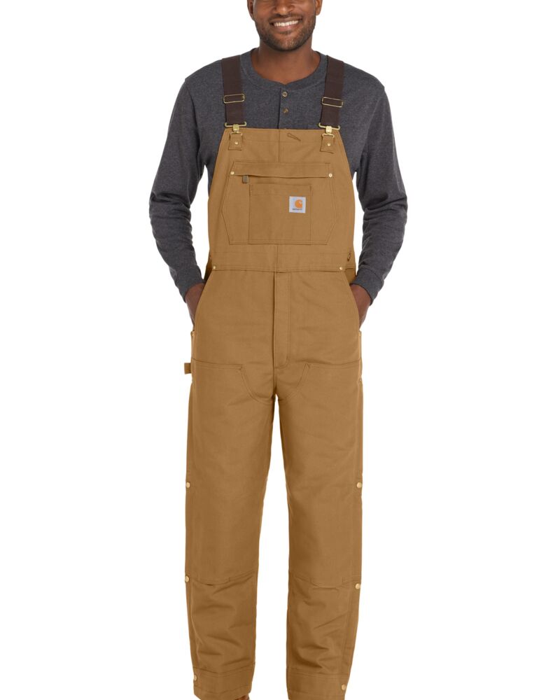 Short Firm Duck Insulated Bib Overalls Thumbnail
