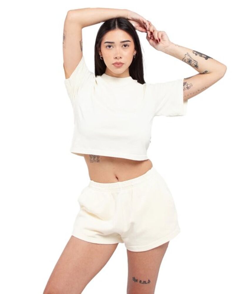 Ladies' Garment Dye Fleece Shorts Thumbnail