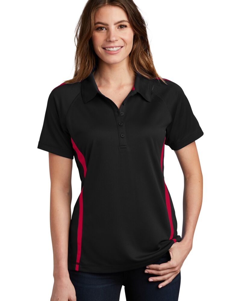 Women's PosiCharge ® Micro Mesh Colorblock Polo Thumbnail