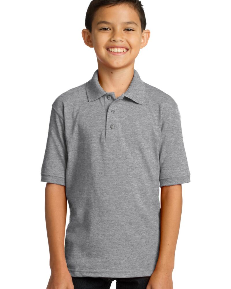 Youth Core Blend Jersey Knit Polo Thumbnail