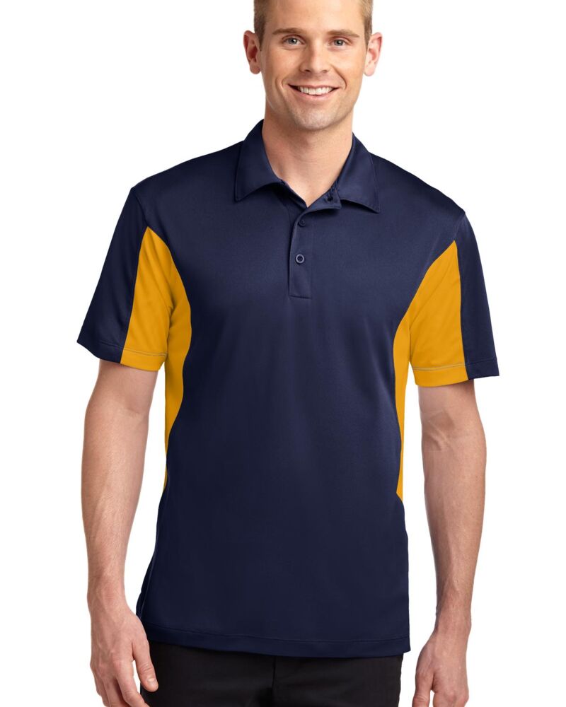 Tall Side Blocked Micropique Sport Wick ® Polo Thumbnail