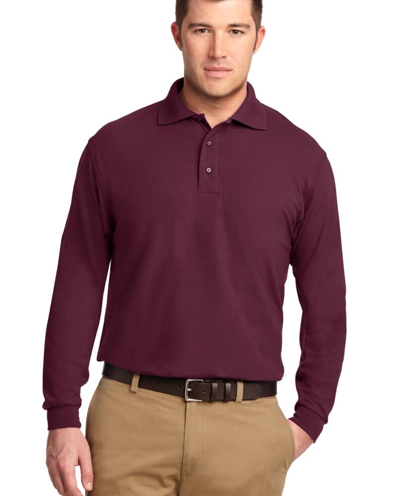 Silk Touch Long Sleeve Polo Thumbnail