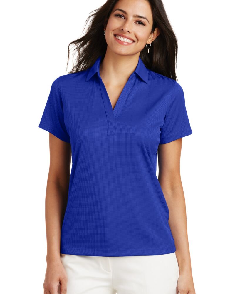 Women's Performance Fine Jacquard Polo Thumbnail