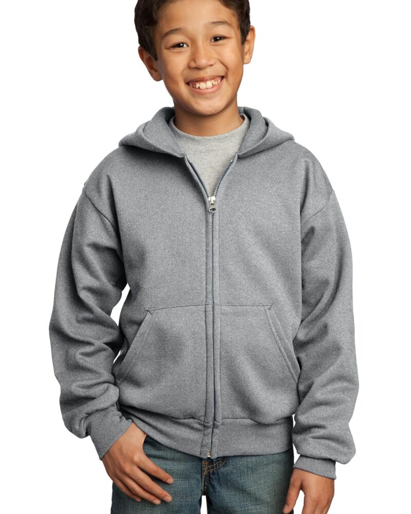 Youth Core Fleece Full Zip Hooded Sweatshirt Thumbnail