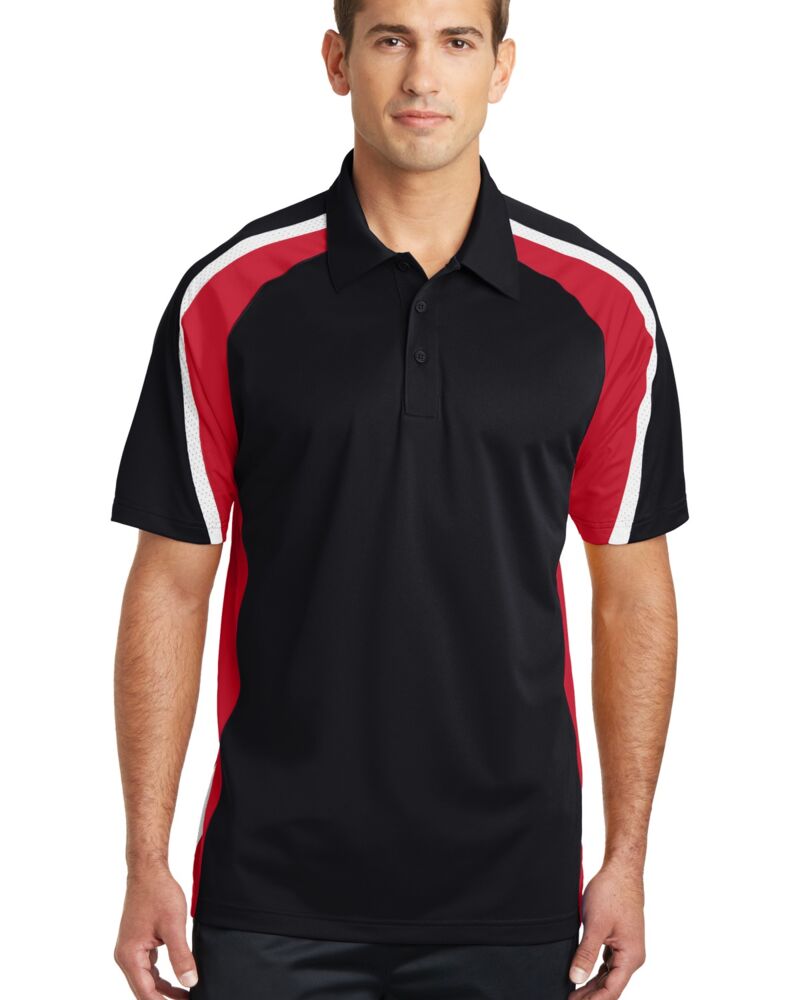 Tricolor Micropique Sport Wick ® Polo Thumbnail