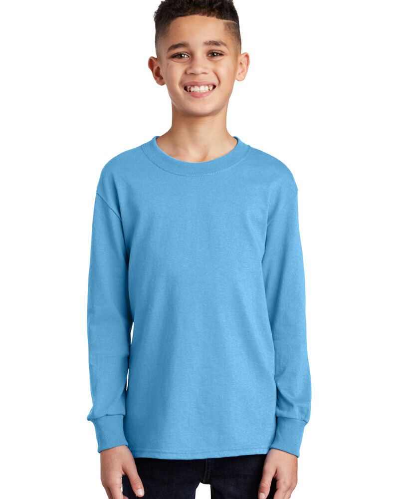 Youth Long Sleeve Core Cotton Tee Thumbnail
