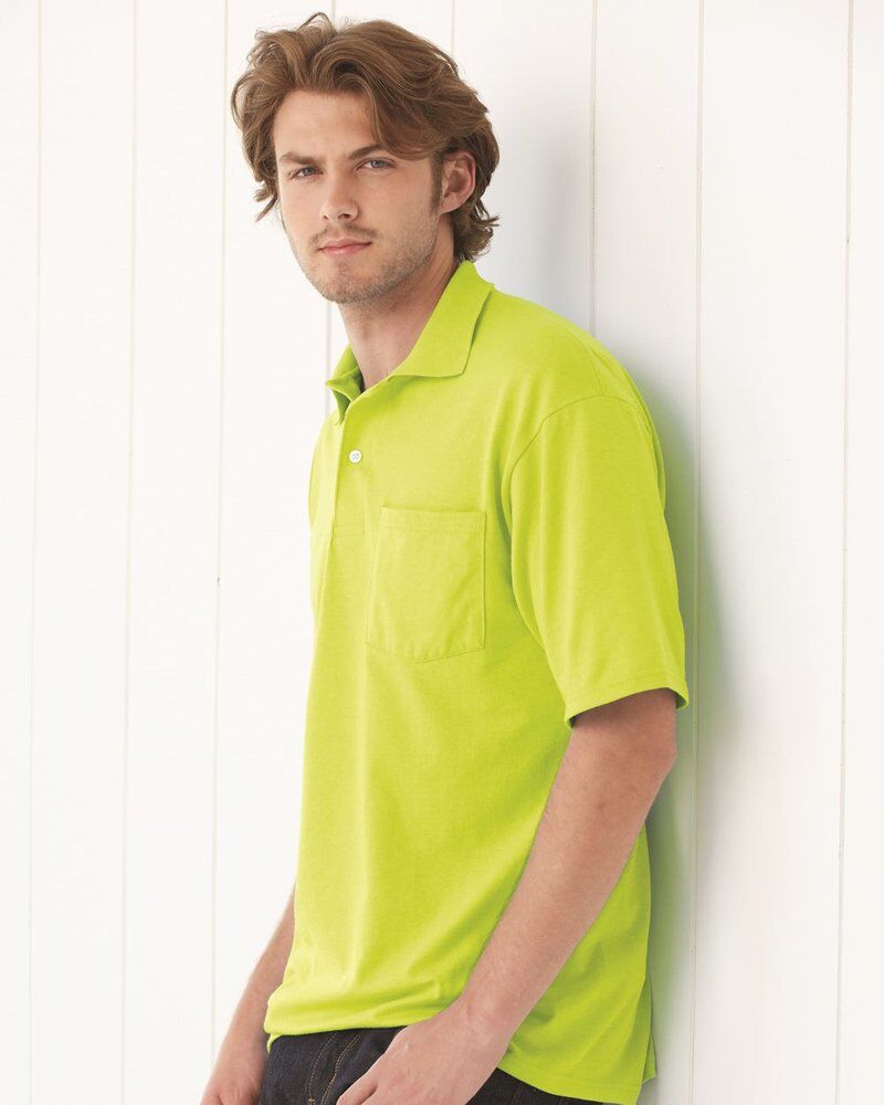 Men's SpotShield® 50/50 Polo with Pocket Thumbnail