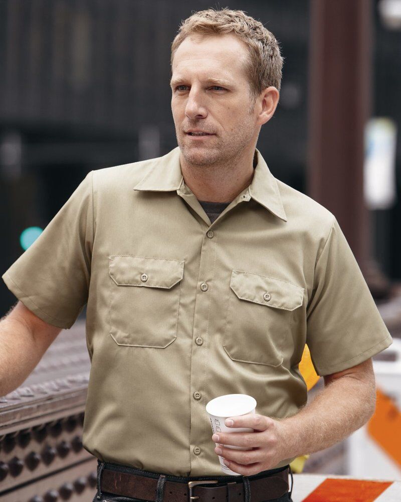Men's Utility Short Sleeve Work Shirt Thumbnail