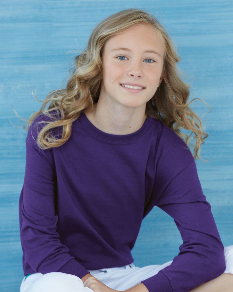 Youth Heavy Cotton™ Long Sleeve T-Shirt Thumbnail
