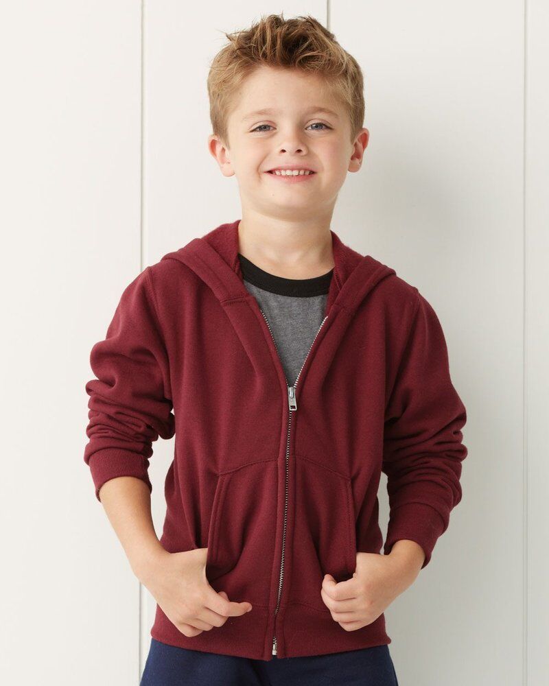 Youth NuBlend® Full-Zip Hooded Sweatshirt Thumbnail