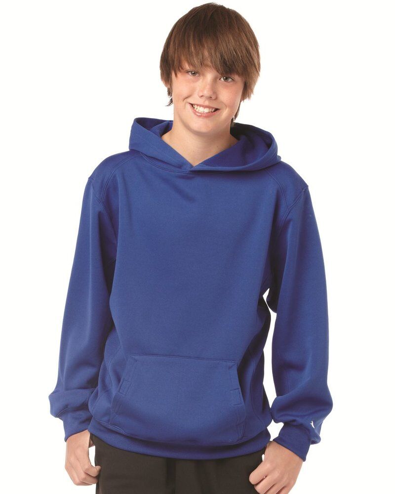 Youth Performance Fleece Hooded Sweatshirt Thumbnail