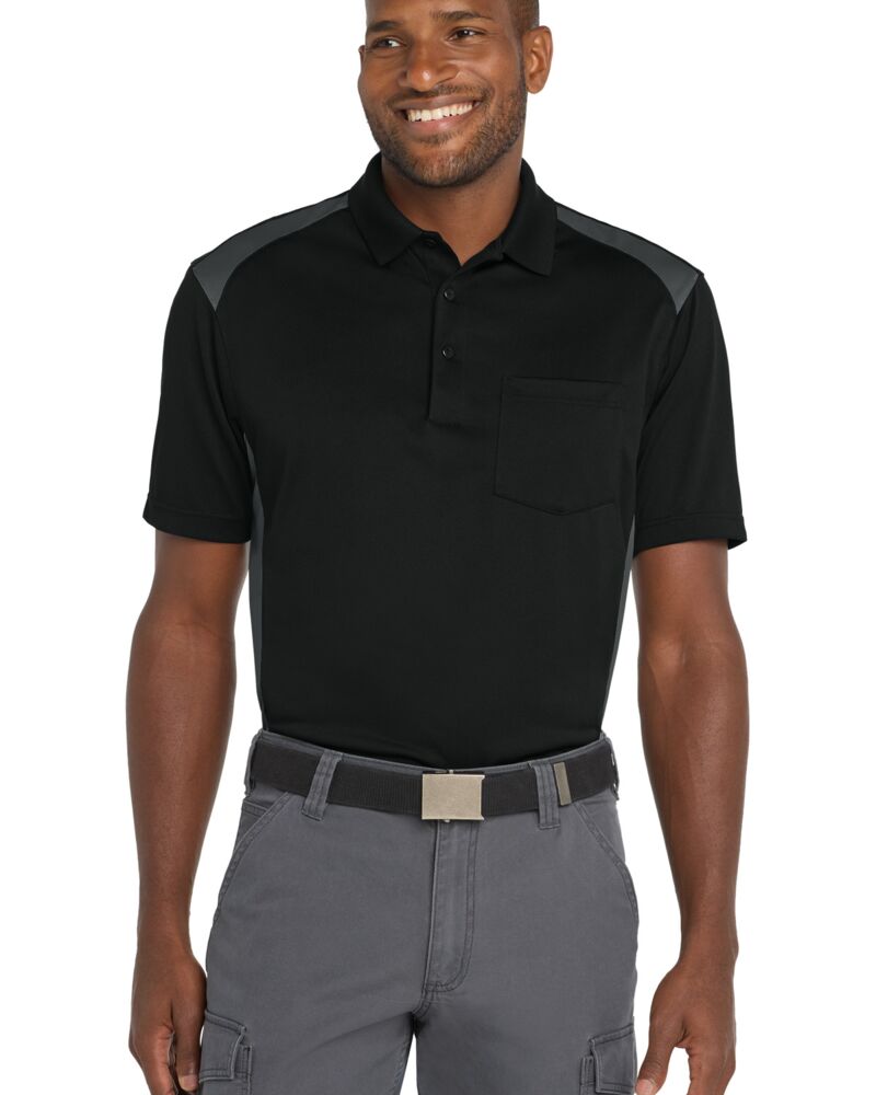 Select Snag Proof Two Way Colorblock Pocket Polo Thumbnail