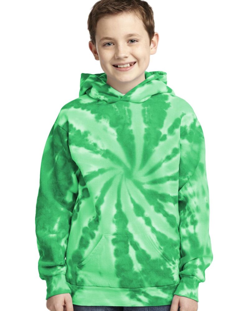 Youth Tie Dye Pullover Hooded Sweatshirt Thumbnail