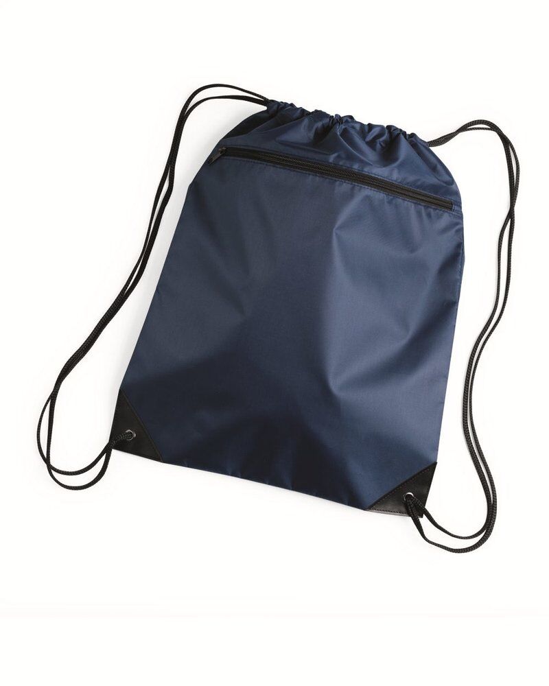 Zippered Drawstring Backpack Thumbnail