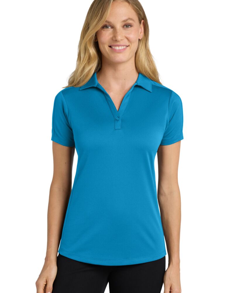Women's Diamond Jacquard Polo Thumbnail