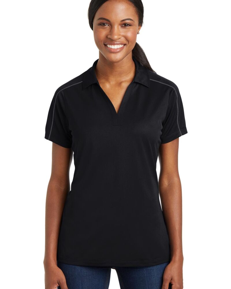 Women's Micropique Sport Wick ® Piped Polo Thumbnail