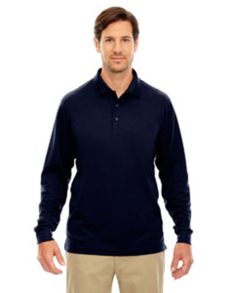 Men's Tall Pinnacle Performance Long-Sleeve Piqué Polo Thumbnail