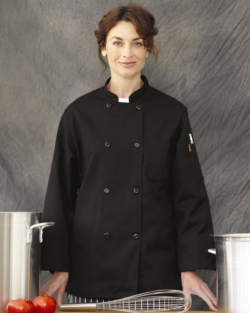 Black Traditional Chef Coat Thumbnail