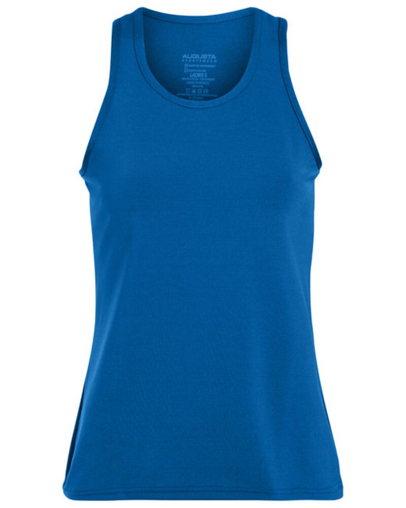 Girls' Polyester Spandex Racer Tank Thumbnail