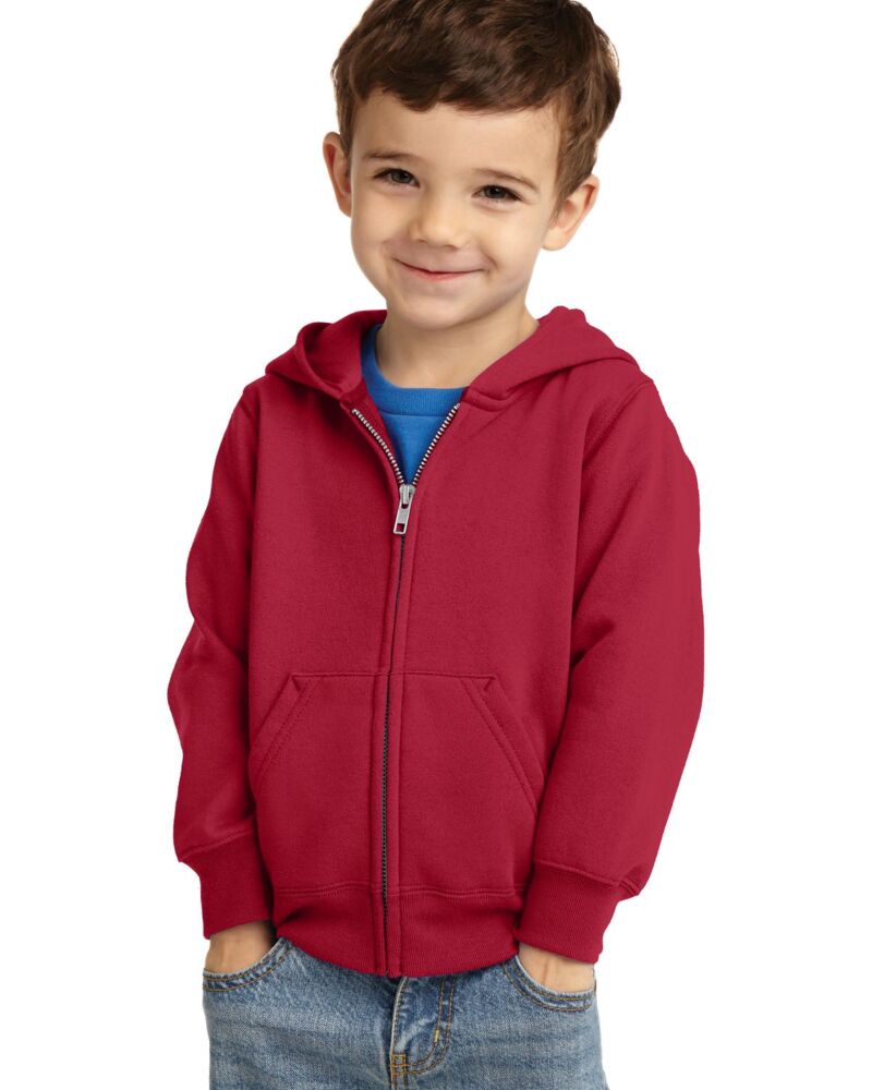 Toddler Core Fleece Full Zip Hooded Sweatshirt Thumbnail