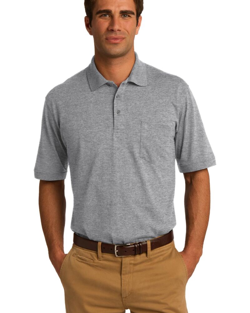 Core Blend Jersey Knit Pocket Polo Thumbnail