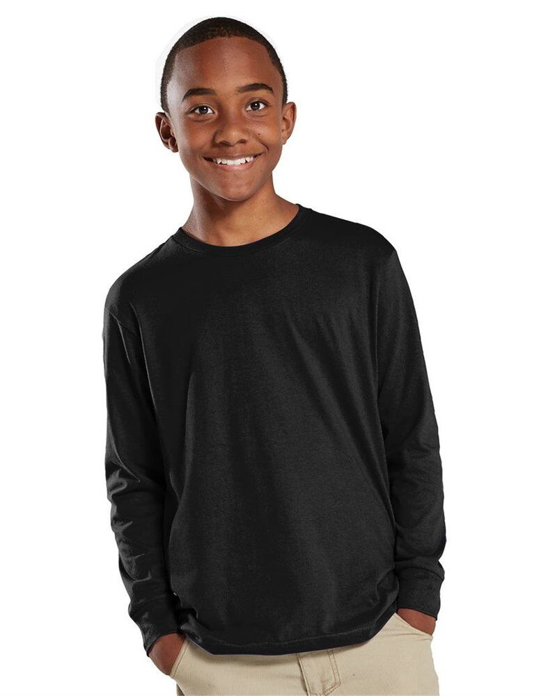Youth Fine Jersey Long Sleeve Tee Thumbnail