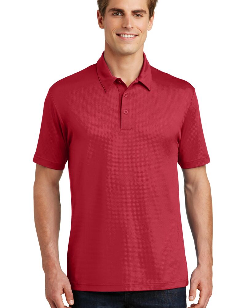 Embossed PosiCharge ® Tough Polo ® Thumbnail