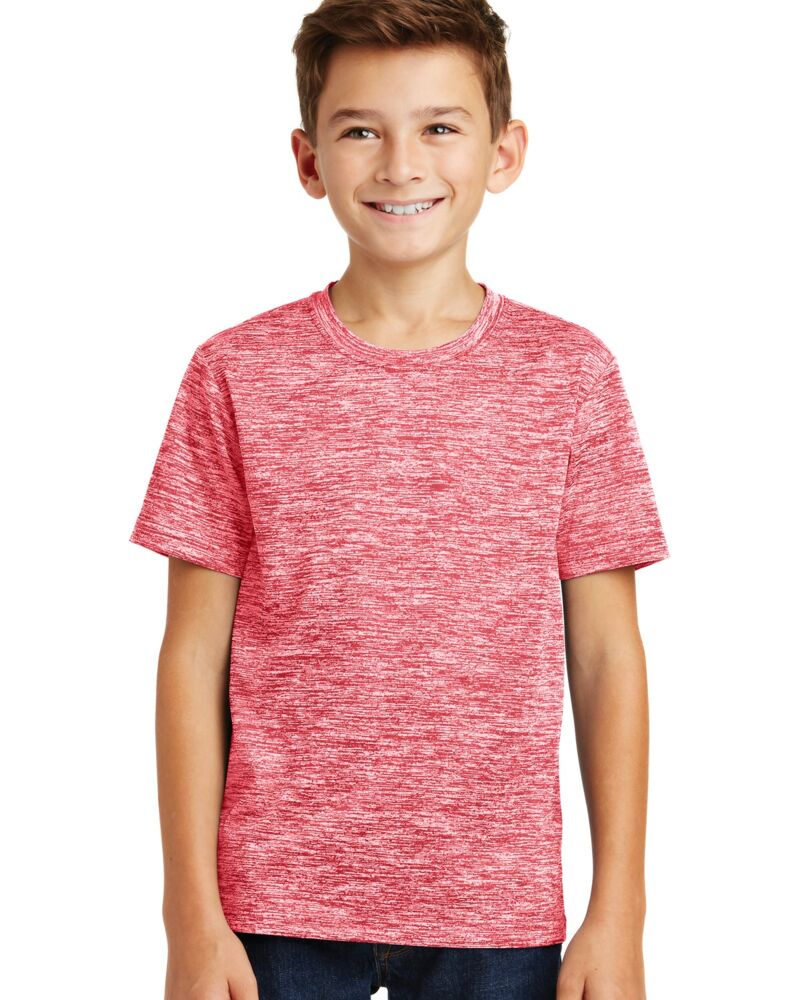 Youth PosiCharge ® Electric Heather Tee Thumbnail