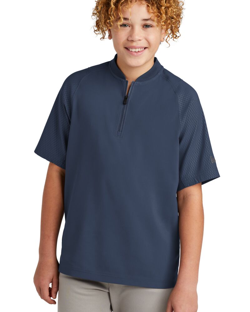 Youth Cage Short Sleeve 1/4 Zip Jacket Thumbnail