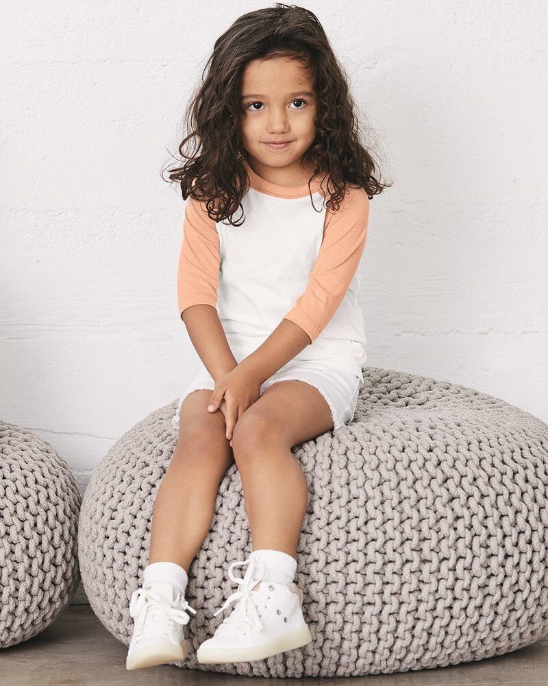 Toddler Three-Quarter Sleeve Baseball Tee Thumbnail