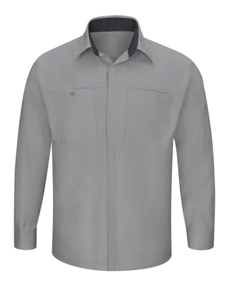 Men's Tall Performance Plus Long Sleeve Shirt with OilBlok Technology Thumbnail