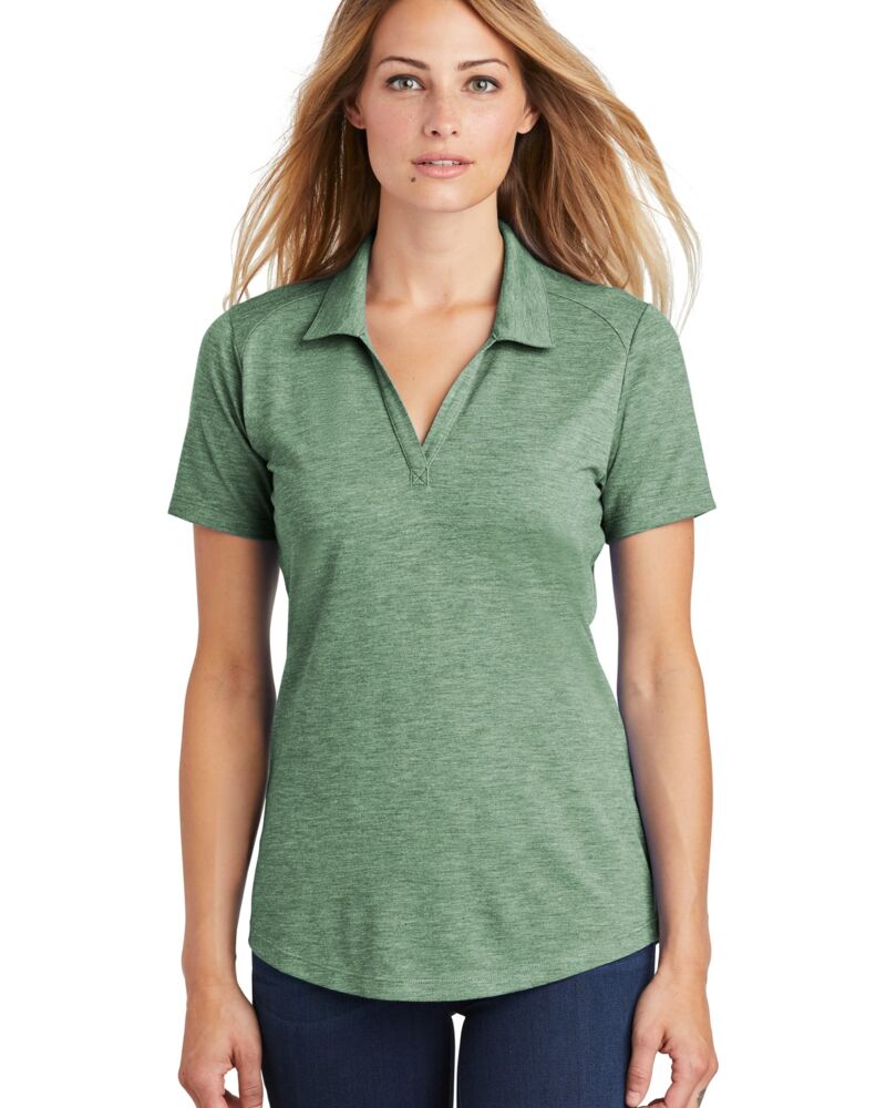 Women's PosiCharge ® Tri Blend Wicking Polo Thumbnail