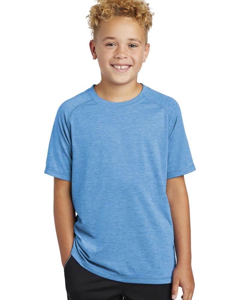 Youth PosiCharge ® Tri Blend Wicking Raglan Tee Thumbnail