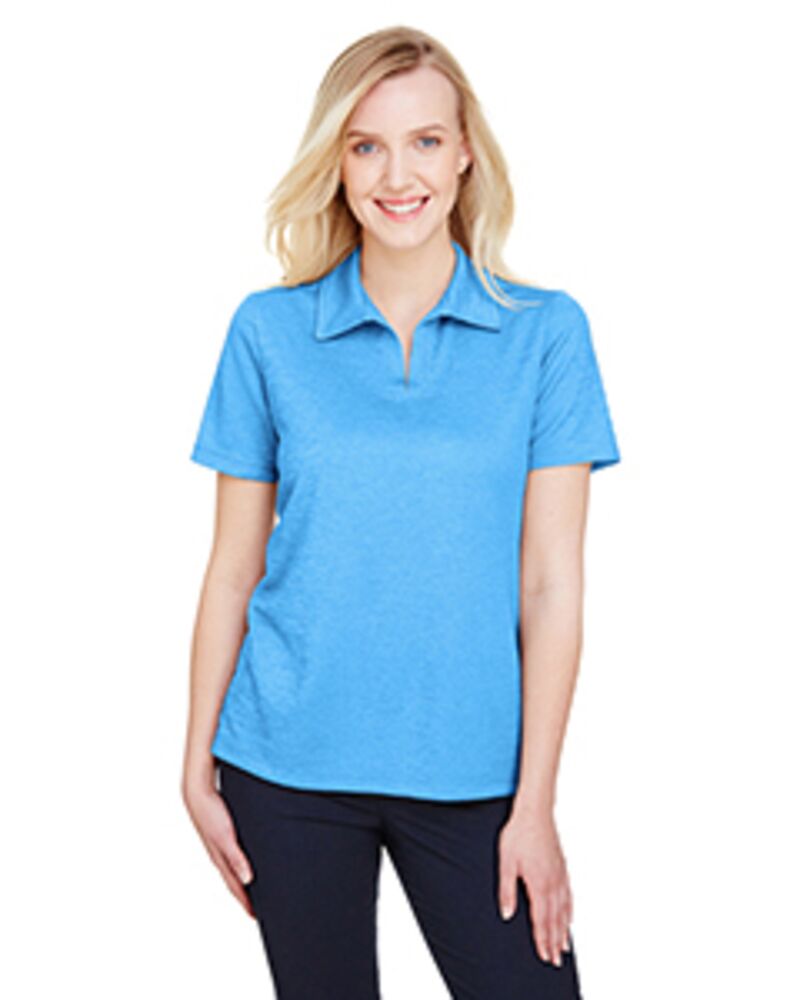 CrownLux Performance® Ladies' Address Melange Polo Thumbnail
