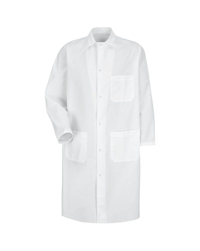 Unisex Butcher Coat with Exterior Chest Pocket Thumbnail